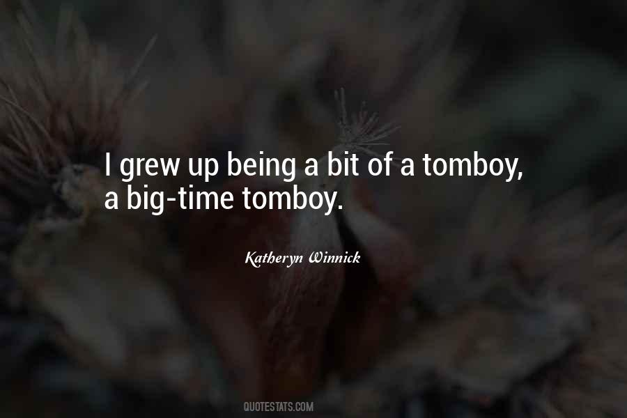 Quotes About Tomboy #326038