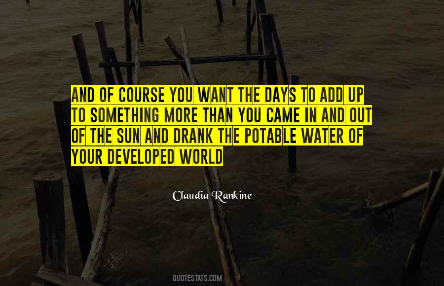 Sun And Water Quotes #373439