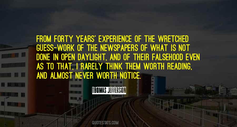 Quotes About Reading Newspapers #1228495
