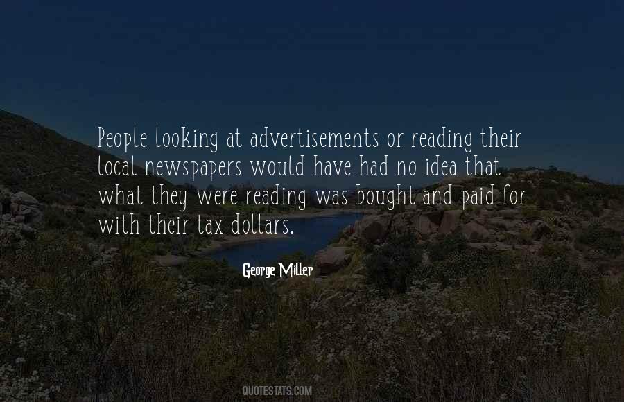 Quotes About Reading Newspapers #1372214