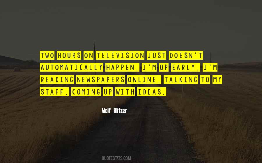 Quotes About Reading Newspapers #1377435