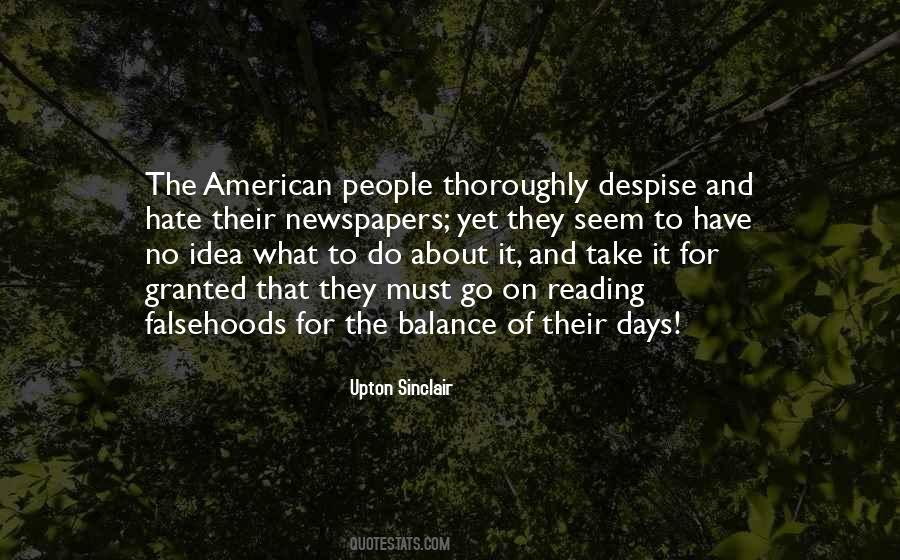 Quotes About Reading Newspapers #332180