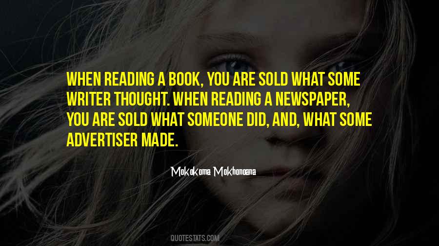 Quotes About Reading Newspapers #489633