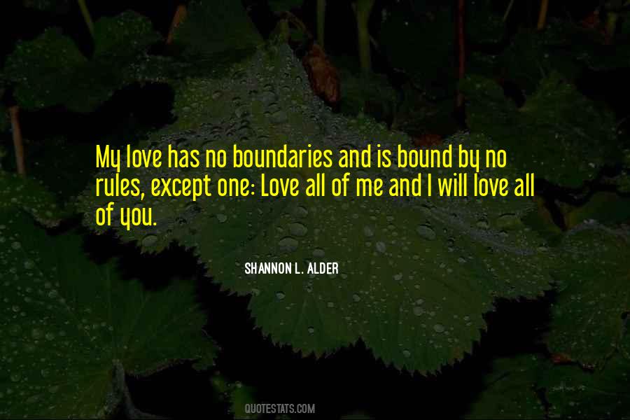 Love Boundaries Quotes #954674