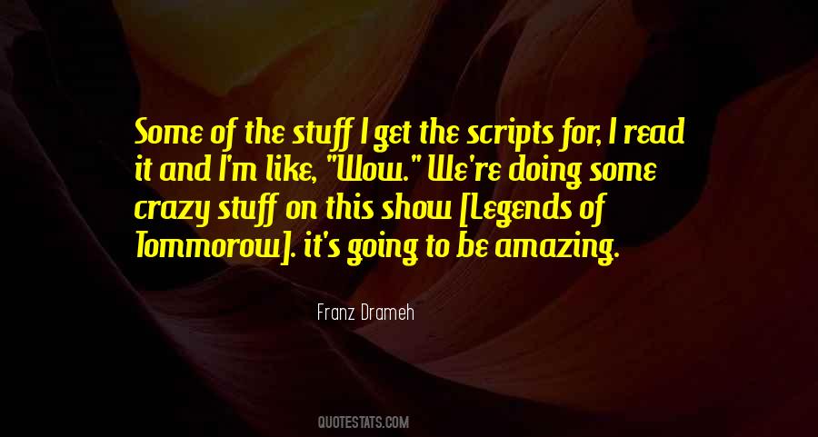 Quotes About Doing Crazy Stuff #1219317