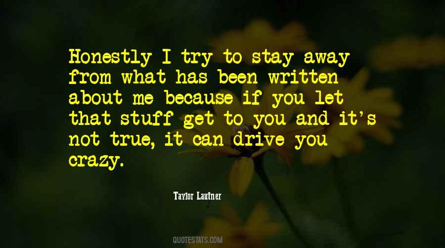 Quotes About Doing Crazy Stuff #536863