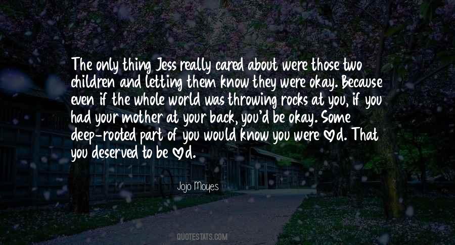 Quotes About If You Cared #834731