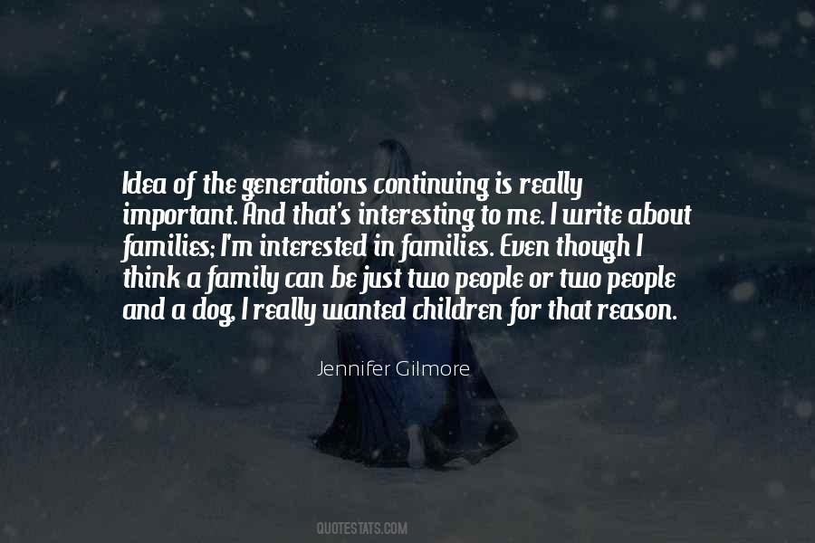 Quotes About Generations Of Family #106217