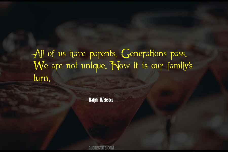 Quotes About Generations Of Family #697020
