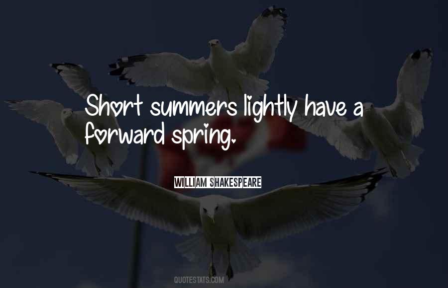 Quotes About Spring Forward #70799