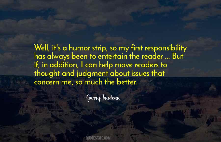 Responsibility Humor Quotes #768784