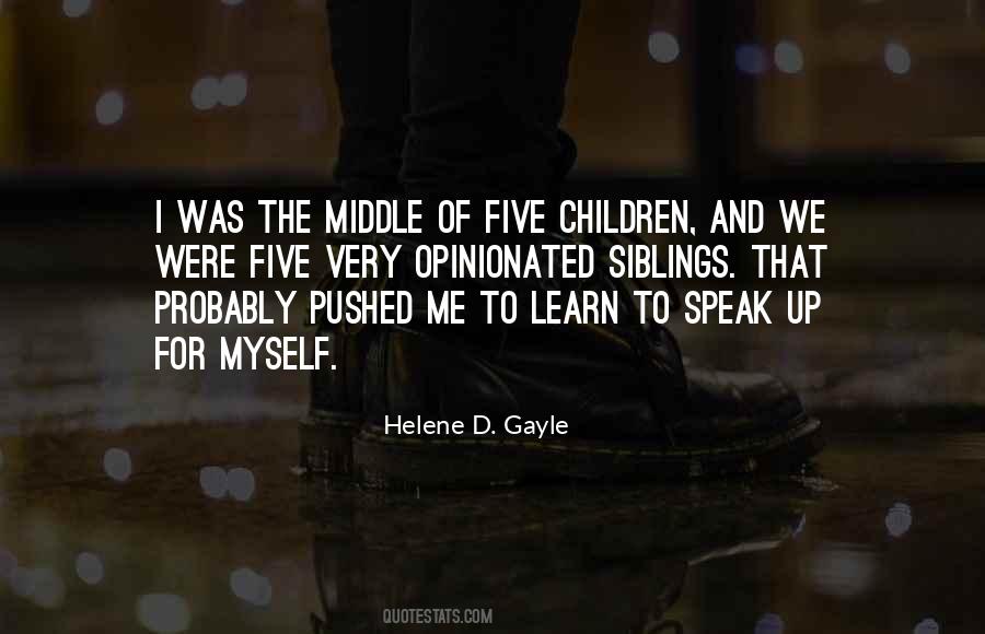 Five Siblings Quotes #1071296