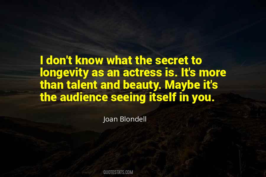 Beauty Secret Quotes #1239160