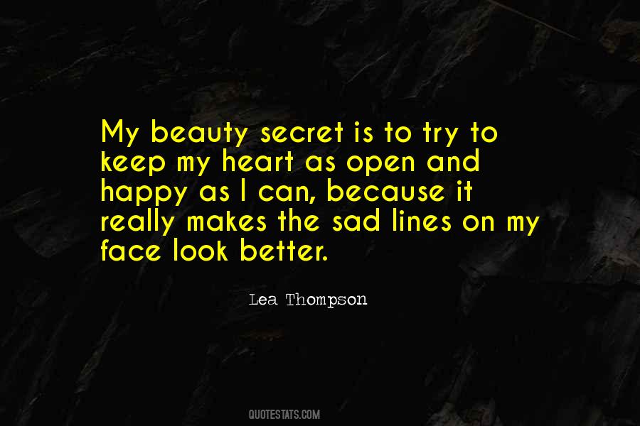 Beauty Secret Quotes #1539382