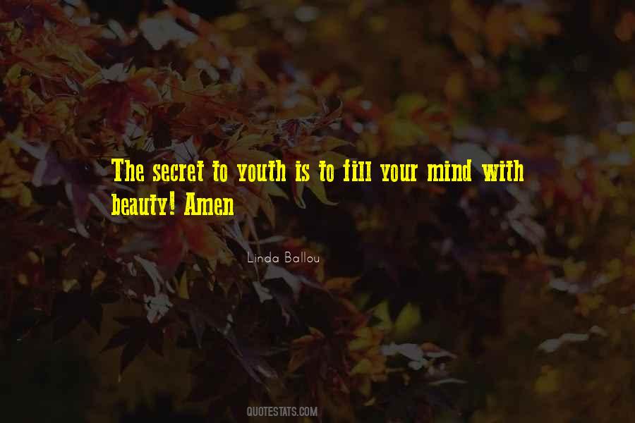 Beauty Secret Quotes #49166