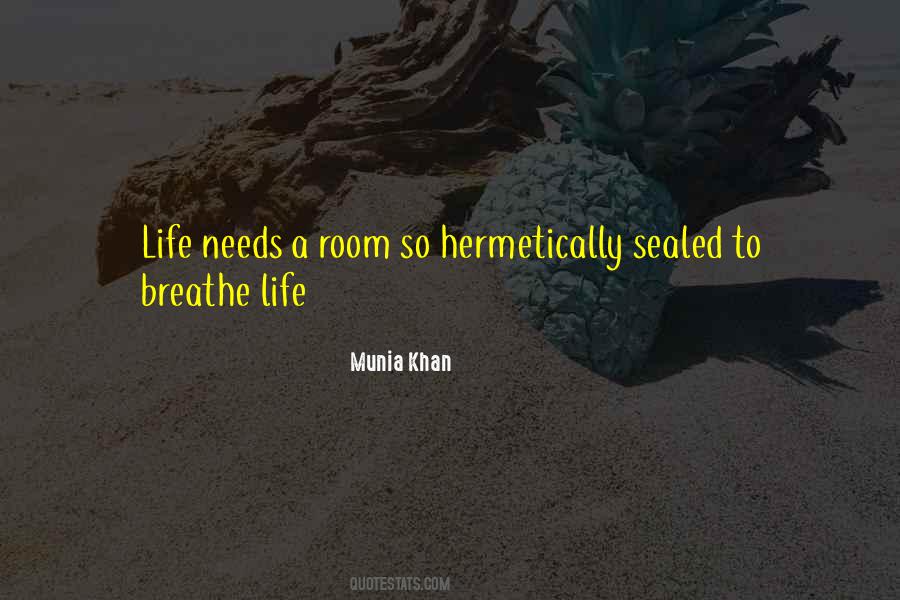 Quotes About Room To Breathe #872967