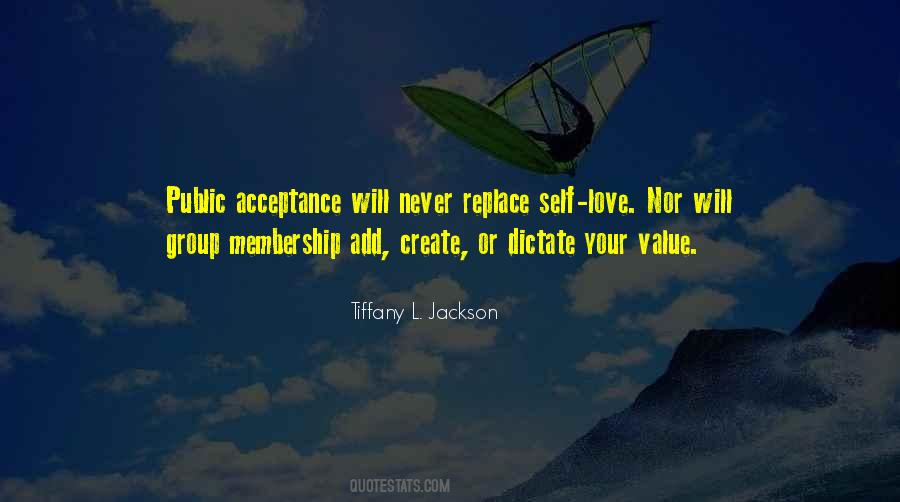 Acceptance Self Love Quotes #145887
