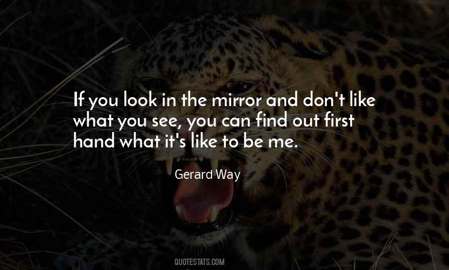 Quotes About Look In The Mirror #1190100