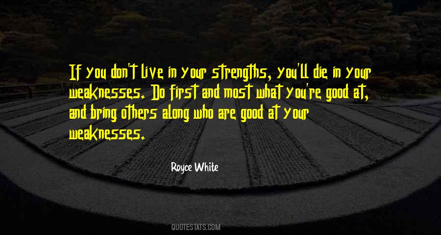 Quotes About Strengths And Weakness #508186