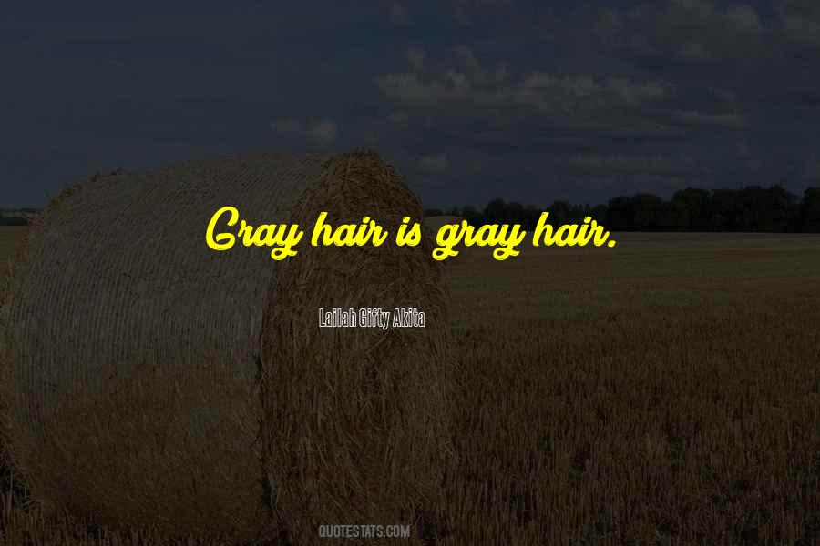 Quotes About Gray Hair #96875