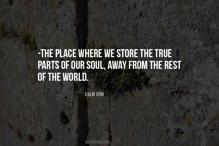 Soul Of Place Quotes #938812