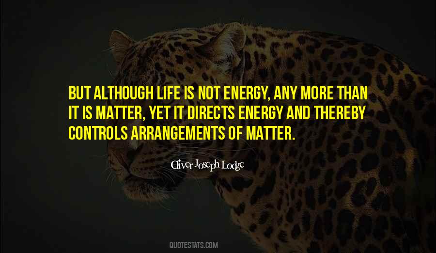 Quotes About Energy Of Life #307380 Quotes About Energy Of Life #307380