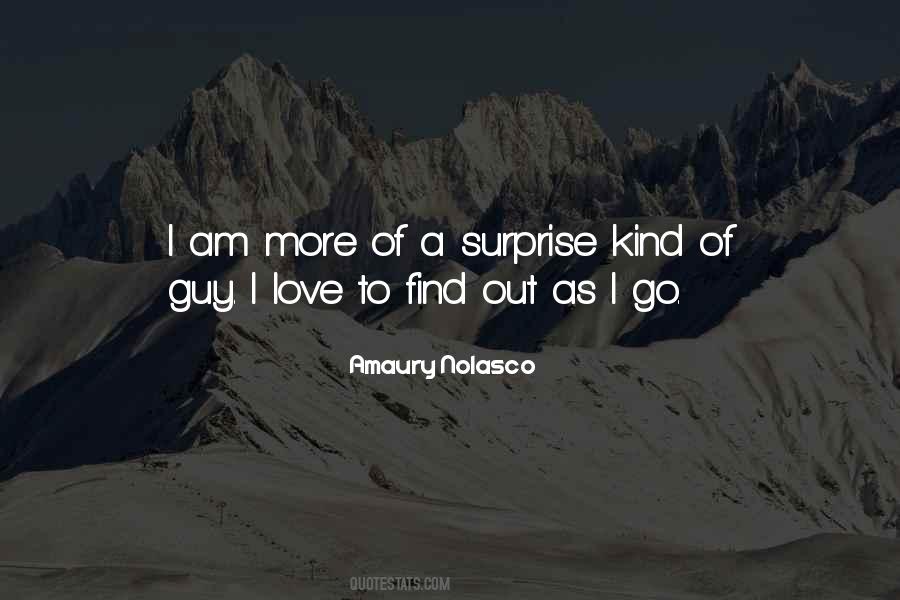 Quotes About Surprise Love #403167