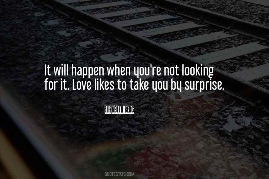 Quotes About Surprise Love #426433