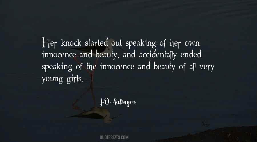 Quotes About Innocence And Beauty #1783508