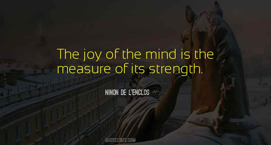 Strength Of The Mind Quotes #212399