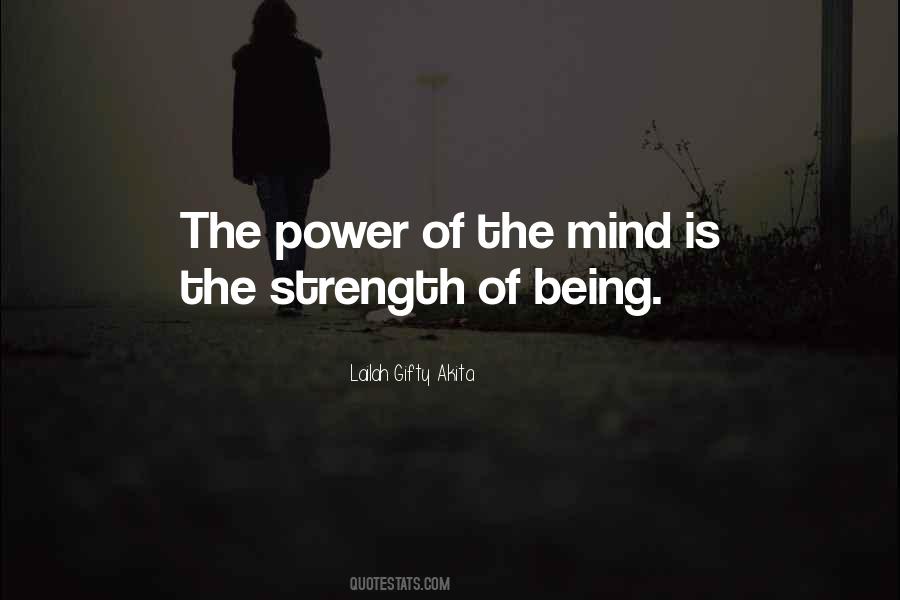 Strength Of The Mind Quotes #345906