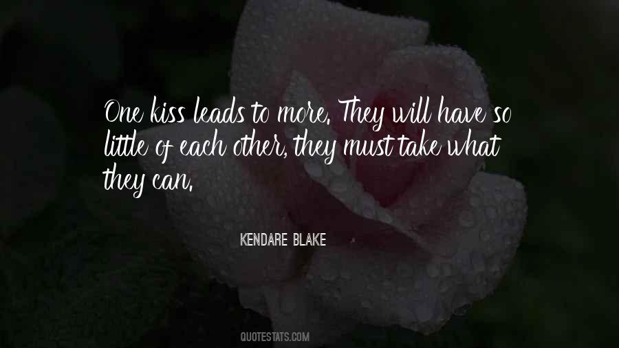 One Kiss Quotes #573282