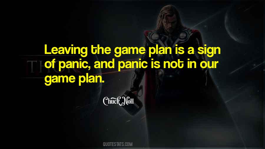 Quotes About A Game Plan #1365384