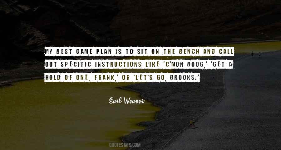 Quotes About A Game Plan #185441