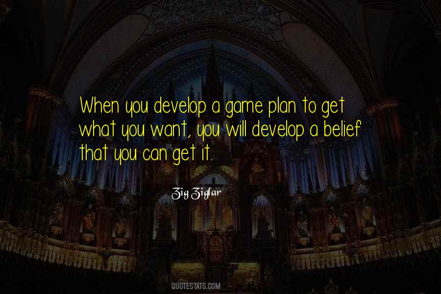 Quotes About A Game Plan #632960