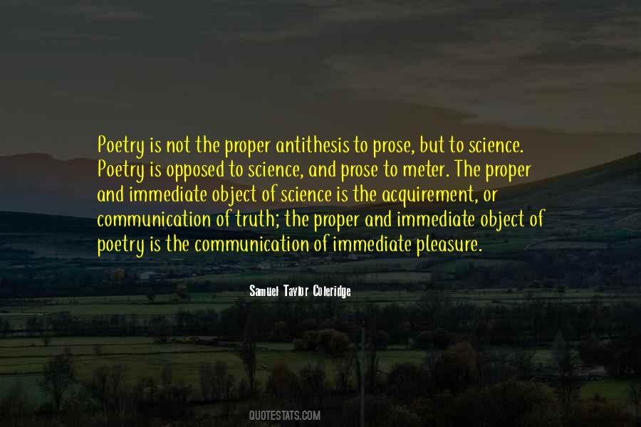 Quotes About Poetry And Science #715275