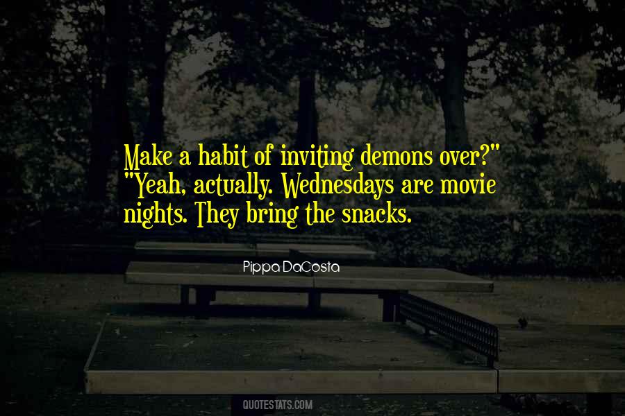 With Snacks Quotes #21951