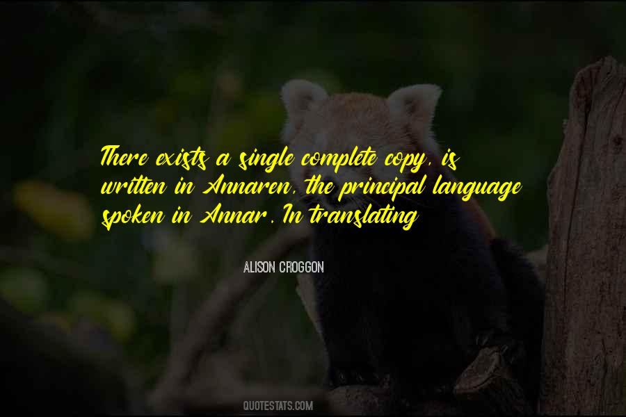 Written And Spoken Language Quotes #1457140