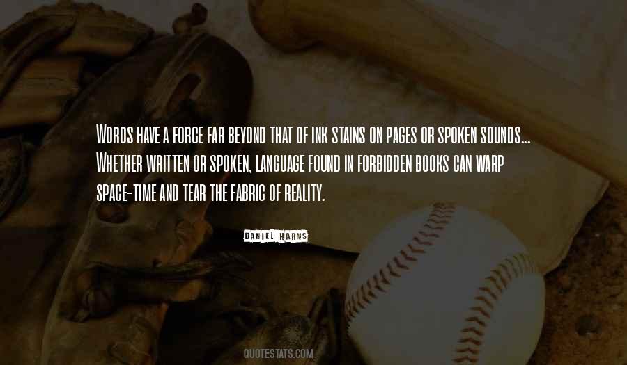 Written And Spoken Language Quotes #1553827