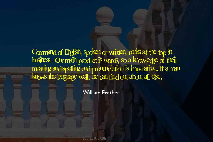 Written And Spoken Language Quotes #726440