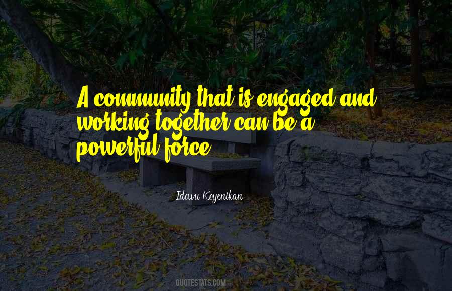 Quotes About Community Working Together #387494