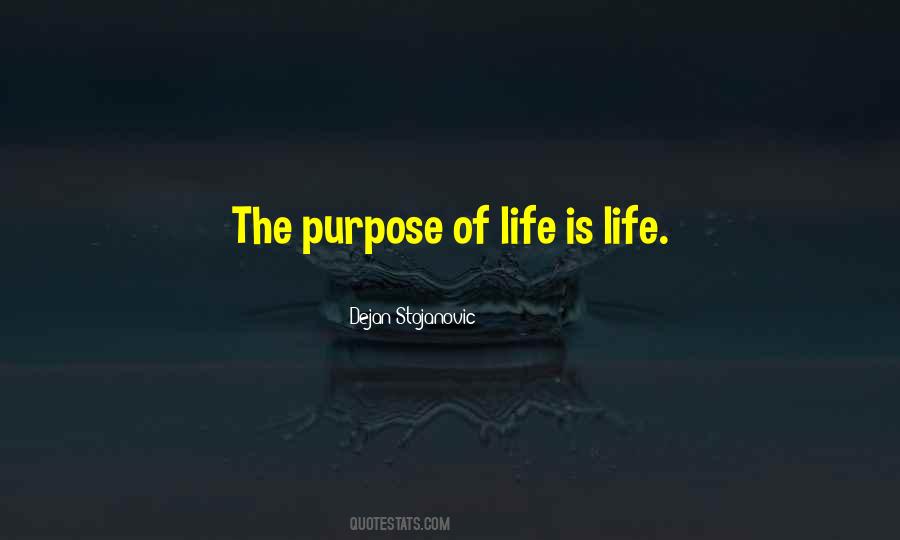 Purpose And Meaning Of Life Quotes #1587701