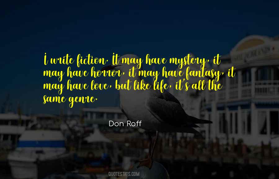 Quotes About Mystery Fiction #170454