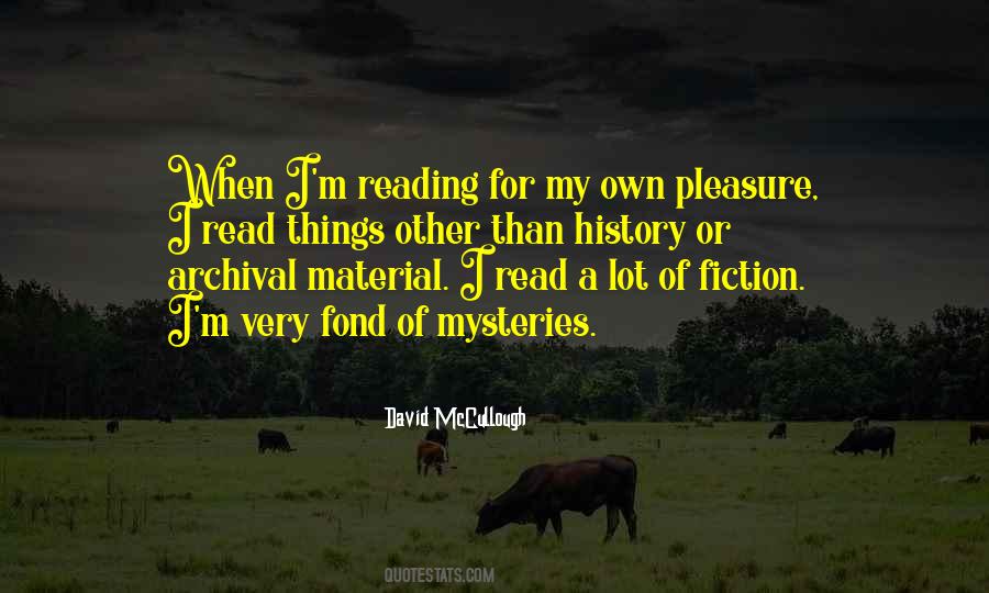 Quotes About Mystery Fiction #81696