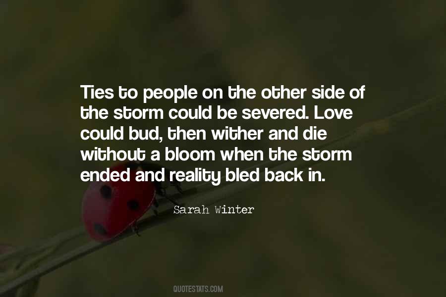 Quotes About Severed Ties #1483784