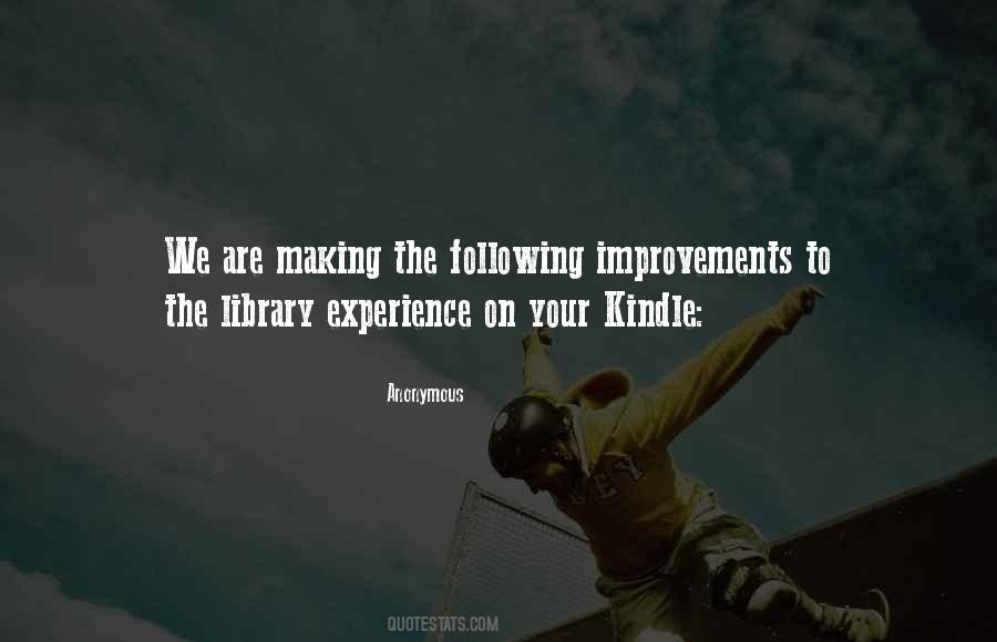 Quotes About Making Improvements #1216954
