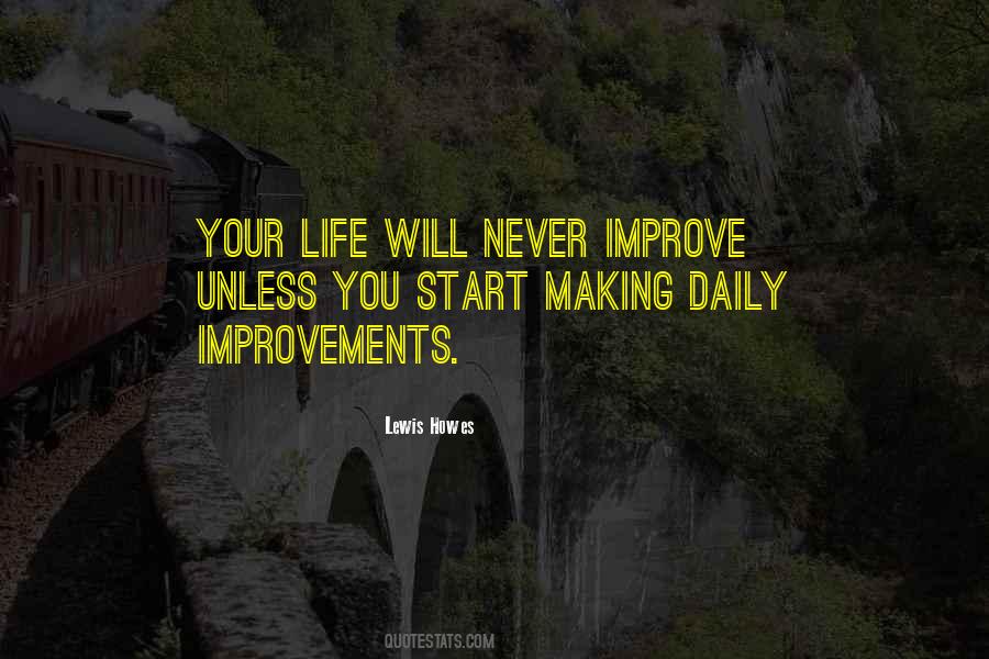 Quotes About Making Improvements #1404553