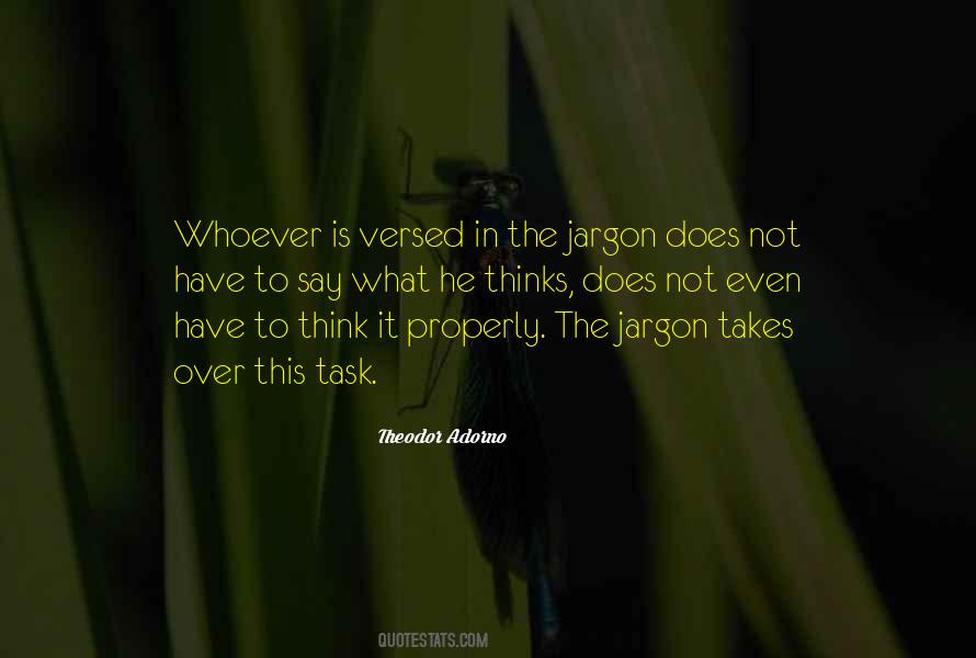 Quotes About Jargon #552746