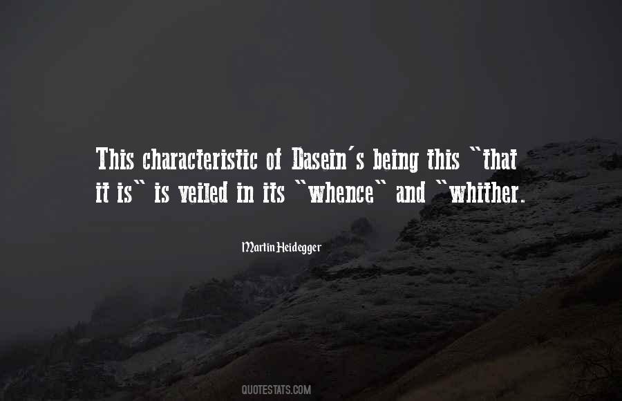 Quotes About Dasein #1035757