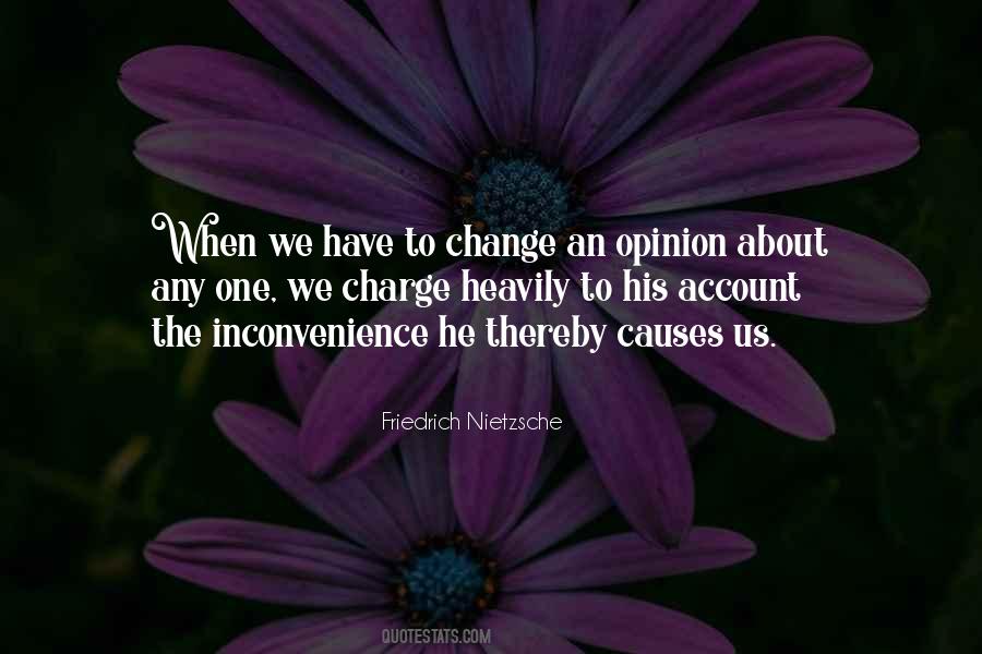 Quotes About Inconvenience #210300